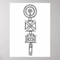 Tribal poster Berber Jewelry