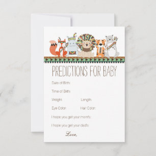 Tribal Predictions Advice for Parents Baby Shower