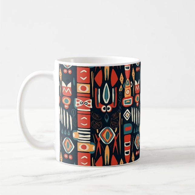 Tribal Print Art Mug (Left)