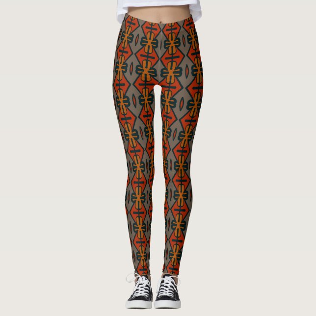 tribal print leggings (Front)
