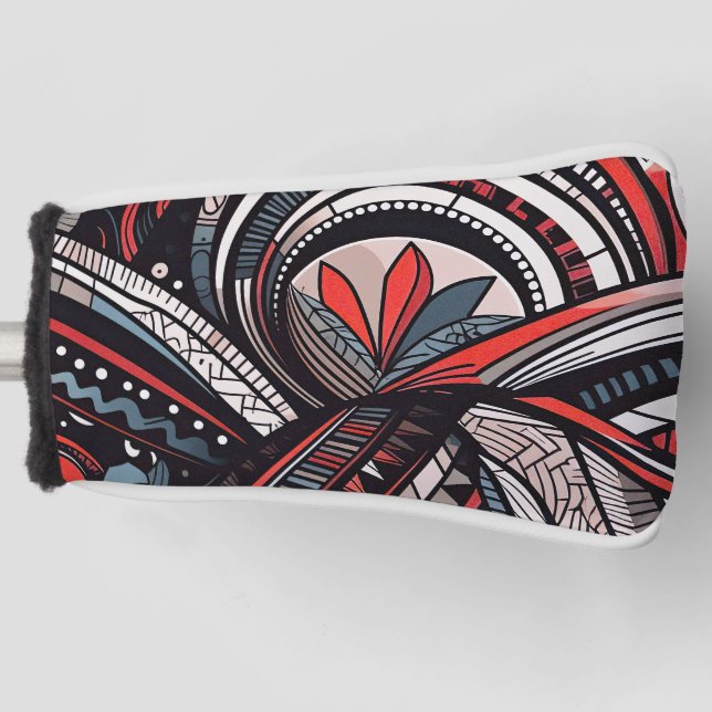 Tribal Prints Golf Head Cover (Front)
