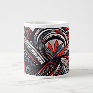 Tribal Prints Large Coffee Mug