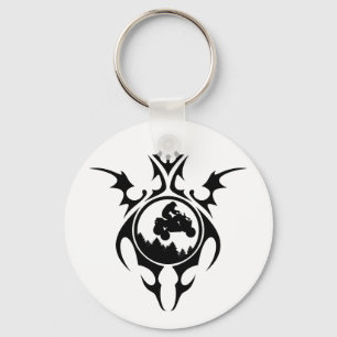 tribal quads key ring