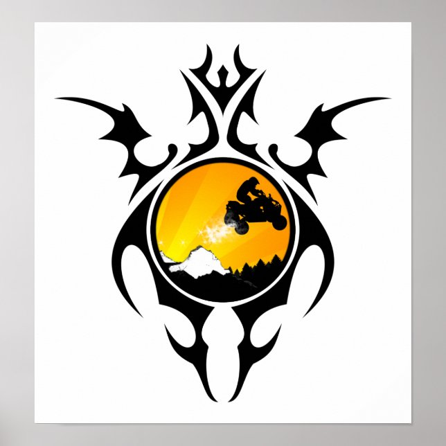 tribal quads poster (Front)