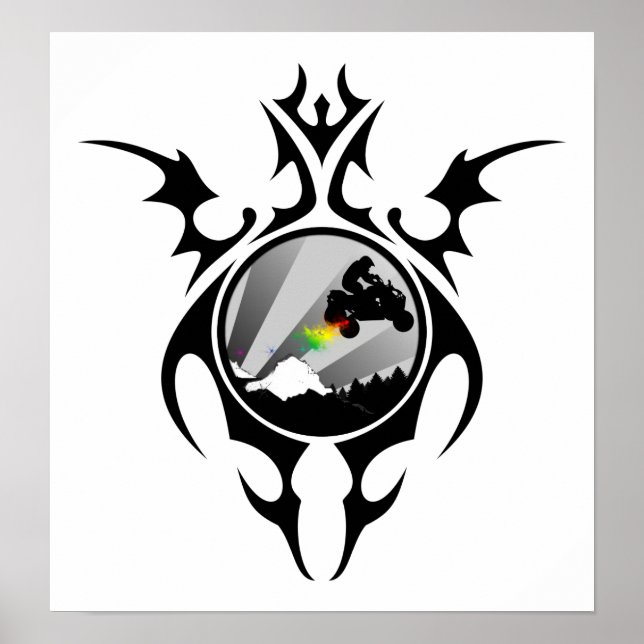 tribal quads poster (Front)