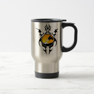 tribal quads travel mug