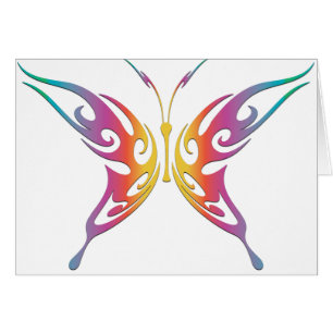 Tribal Rainbow Butterfly
