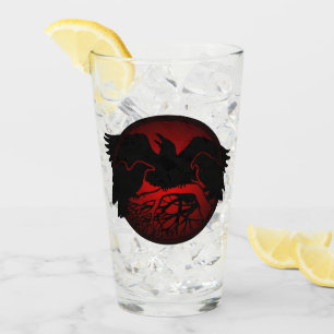 Tribal Raven Glass Native Raven Glass Personalise