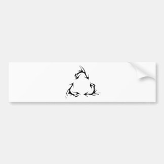 Tribal Recycle Bumper Sticker