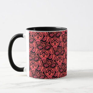 Tribal red and black Mug