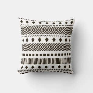 Tribal Rhythms: Ethnic Geometric Patterns Cushion