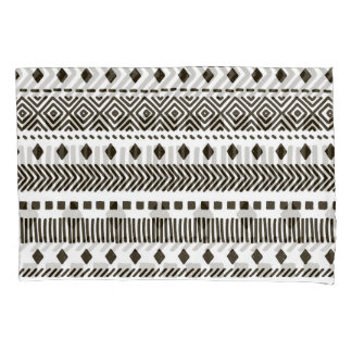 Tribal Rhythms: Ethnic Geometric Patterns Pillowcase
