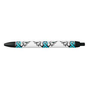 Tribal Ribbon...POTS Black Ink Pen