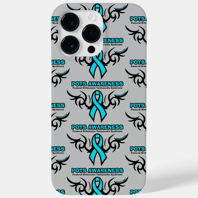 Tribal Ribbon...POTS Case-Mate iPhone Case (Back)