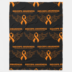 Tribal Ribbon...RSD/CRPS Fleece Blanket