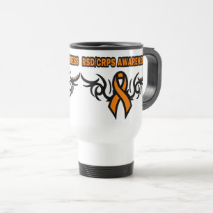 Tribal Ribbon...RSD/CRPS Travel Mug