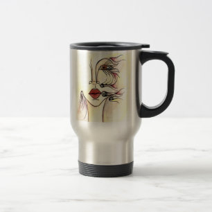Tribal Robot Travel Mug
