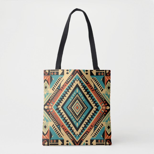 Tribal Sacred Semetry Tapestry Edition Tote Bag (Front)
