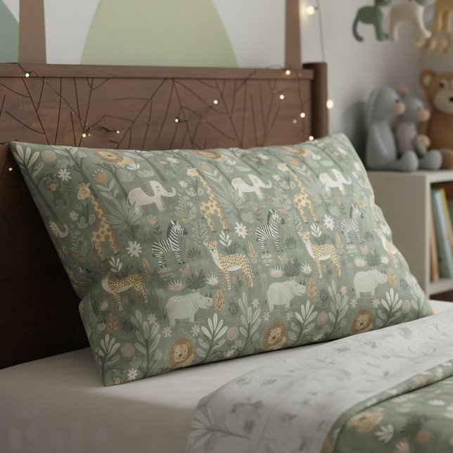 Tribal Safari Jungle Pattern ID1260 Pillowcase (Creator Uploaded)