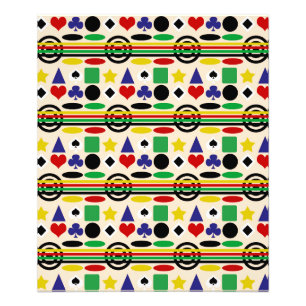 Tribal Scandinavian Nordic Pattern Design  Photo Print