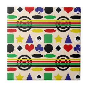 Tribal Scandinavian Nordic Pattern Design Tile