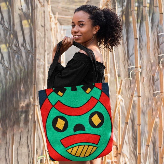 Tribal scary tote bag (Creator Uploaded)
