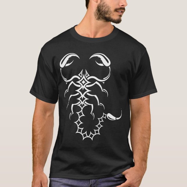 Tribal Scorpion (dark) T-Shirt (Front)