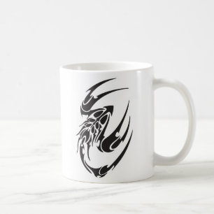 Tribal Scorpion Tattoo Design Coffee Mug
