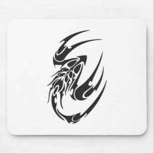 Tribal Scorpion Tattoo Design Mouse Mat