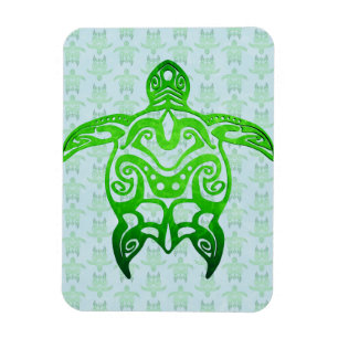 Tribal Sea Turtle Honu Magnet