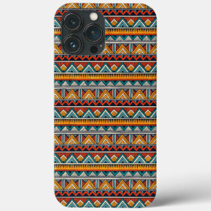 Tribal Seamless Pattern Abstract Background iPhone 13 Pro Max Case