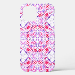 Tribal seamless pattern. Hand-painted grunge water iPhone 12 Case