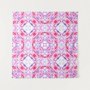 Tribal seamless pattern. Hand-painted grunge water Tapestry