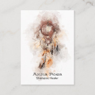 ~* Tribal Shamanic Dream Catcher Sacred Shaman Business Card