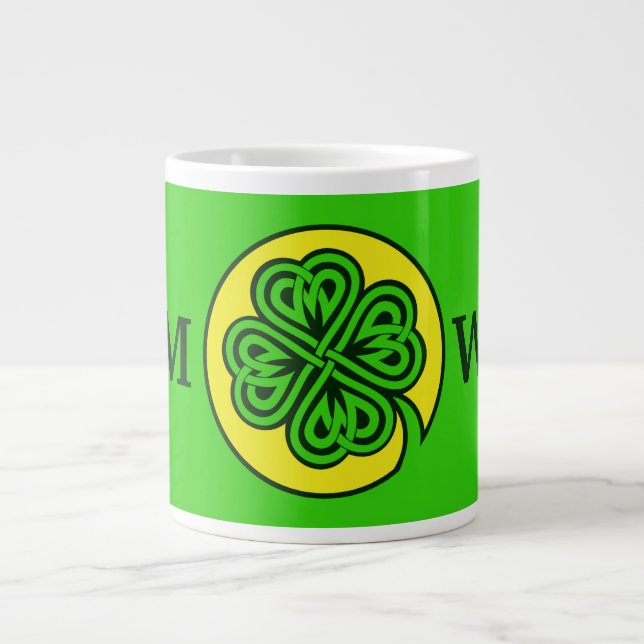 Tribal Shamrock custom mugs (Front)