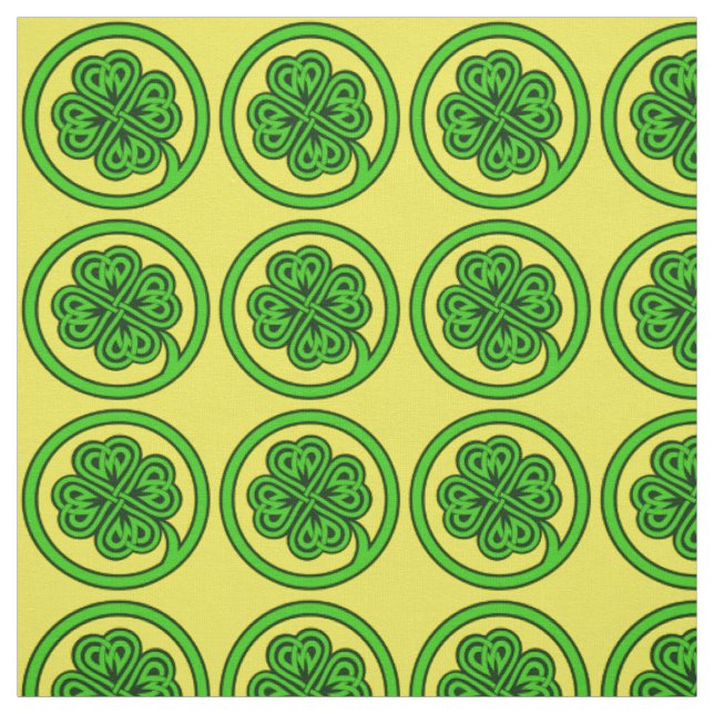 Tribal Shamrock customizable fabric (Swatch)