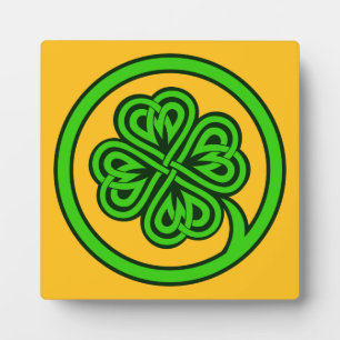 Tribal Shamrock plaque