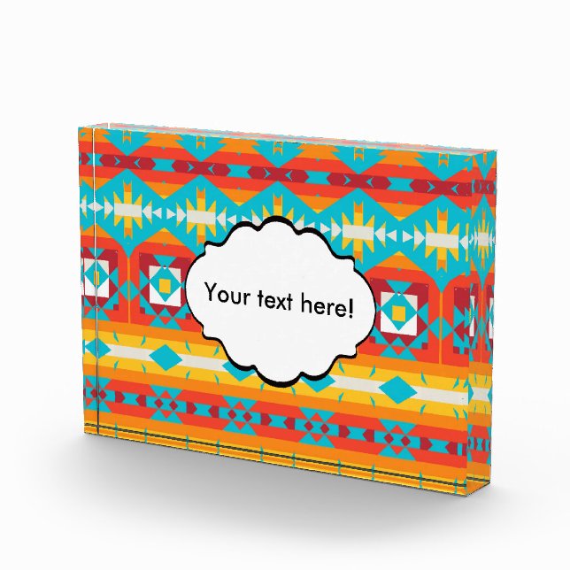 Tribal shapes rows photo block (Right)