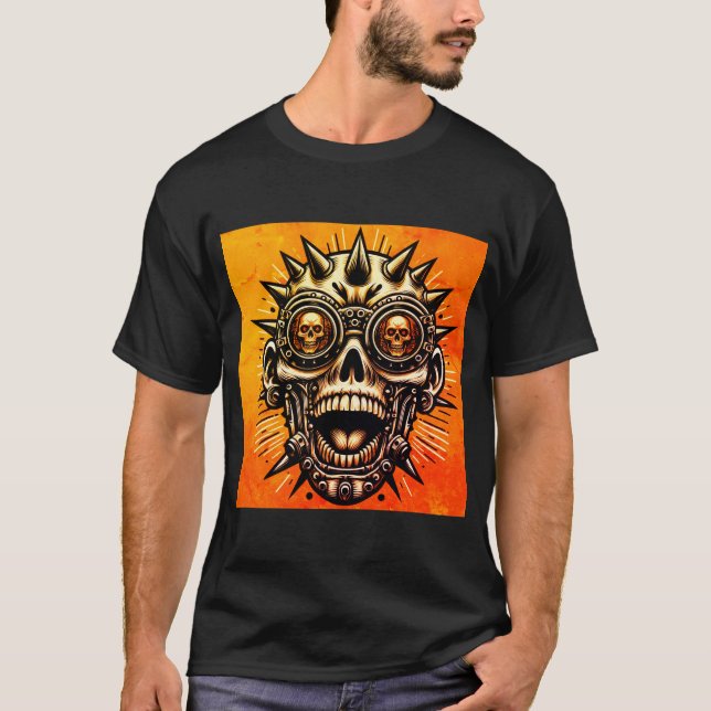 Tribal Skull Collection  T-Shirt (Front)