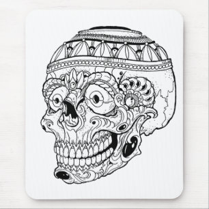 Tribal Skull Mouse Mat