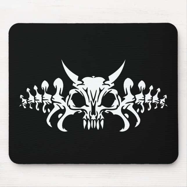 Tribal Skull Mouse Mat (Front)