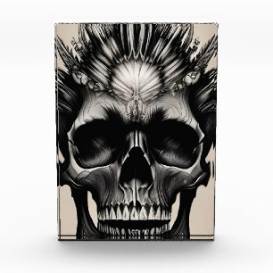 Tribal Skull Photo Block