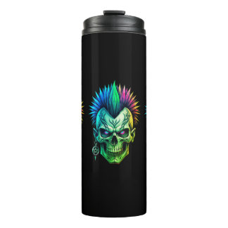 Tribal Skull Thermal Tumbler