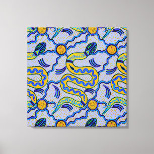 Tribal Snake Canvas Print