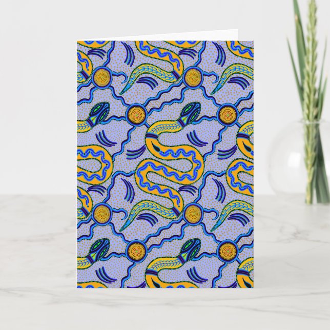 Tribal Snake Card (Front)