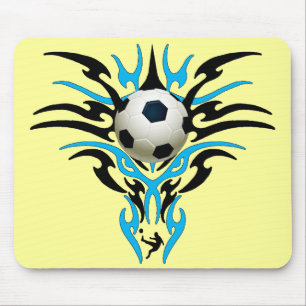 TRIBAL SOCCER BALL MOUSE MAT