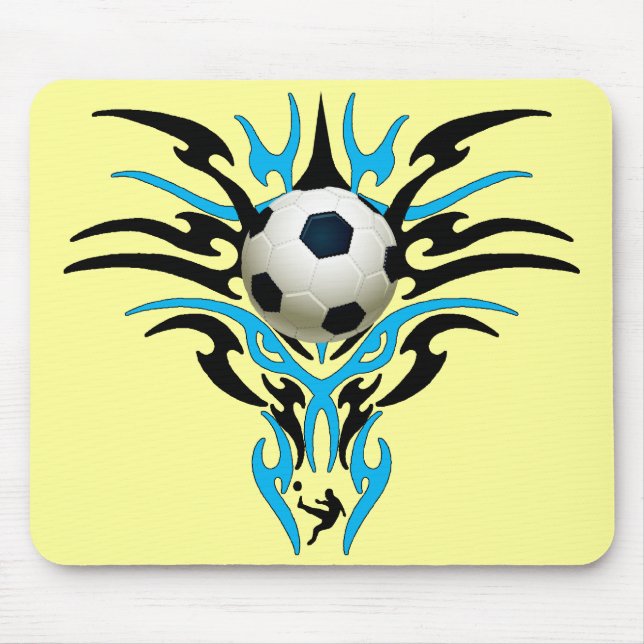 TRIBAL SOCCER BALL MOUSE MAT (Front)