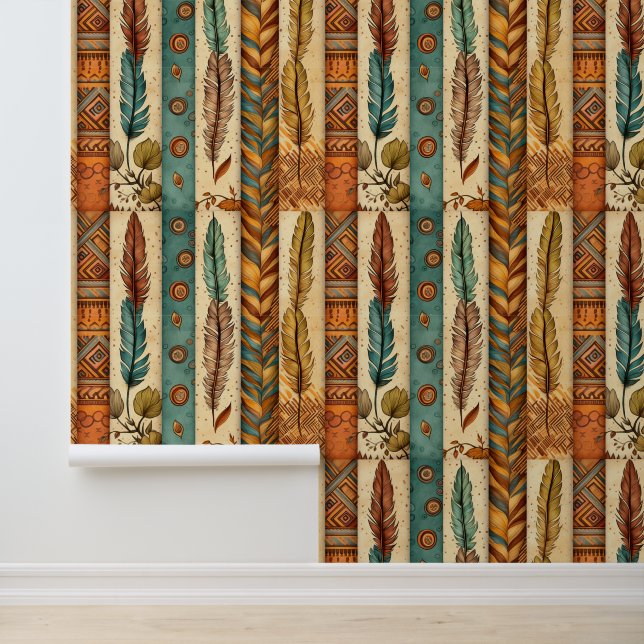 Tribal Southwest Native American Design Wallpaper (Application)