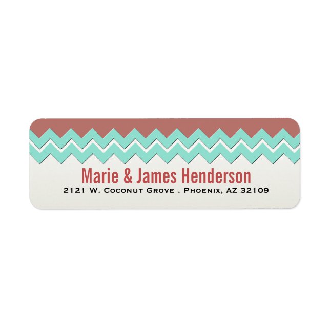 Tribal Southwestern Return Address Label (Front)