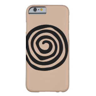Tribal spiral Aztec petroglyph art Barely There iPhone 6 Case